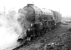 Class A1 60124 Kenilworth at Darlington Shed 1965